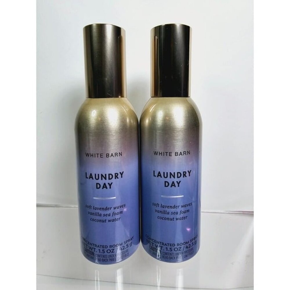 2 LAUNDRY DAY Bath & Body Works Concentrated Room Spray 1.5oz NEW